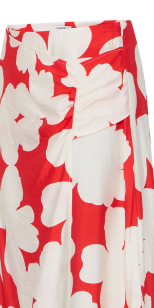 b young IBINE Skirt in Flame Flower Mix