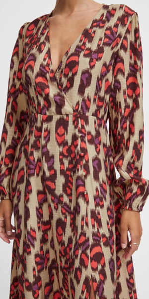 b young IBANO Dress in Cayenne Mix