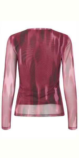 b young PALOMA Mesh Top in Port Royale Blur
