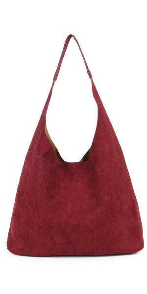 Suede Effect Hobo Bag in a Bag (various colours)