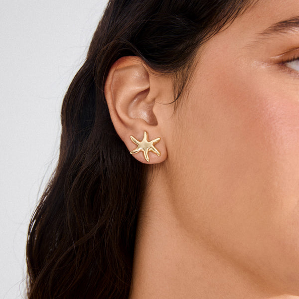 Pilgrim PRISM Earrings in Gold - TheSecretCloset.Boutique