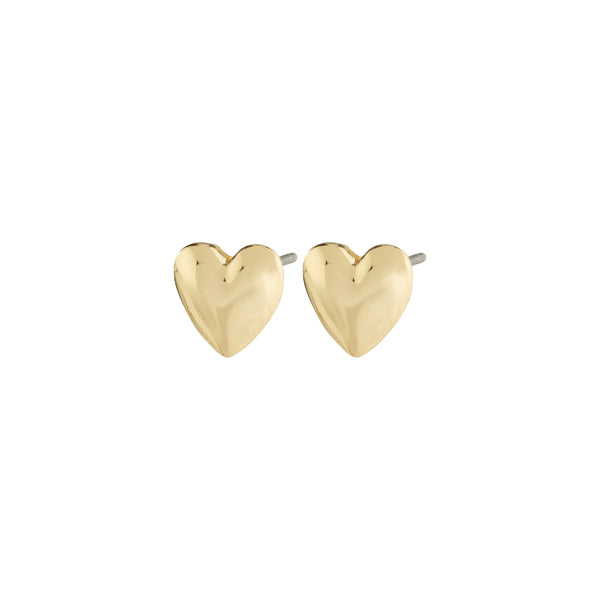 Pilgrim SOPHIA Heart Earrings in Gold - TheSecretCloset.Boutique