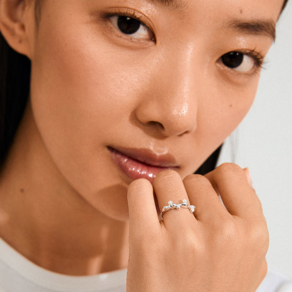 Pilgrim LULU Magic Stack Ring in Silver