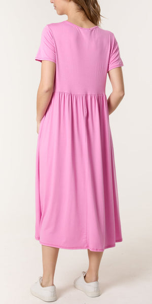 T Shirt Midi Dress (various colours)