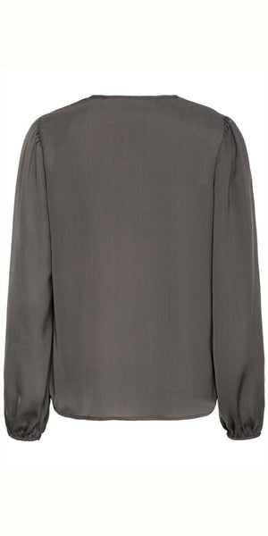 b young IGOMI Blouse in Asphalt