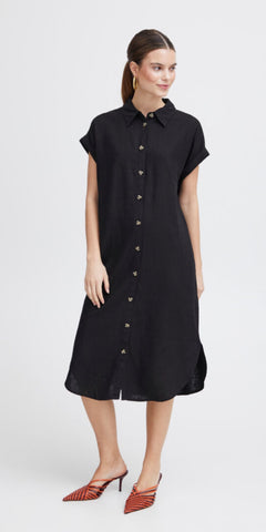 b young FALAKKA Shirt Dress in Black