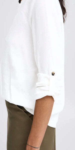 b young FALAKKA Shirt in Marshmallow