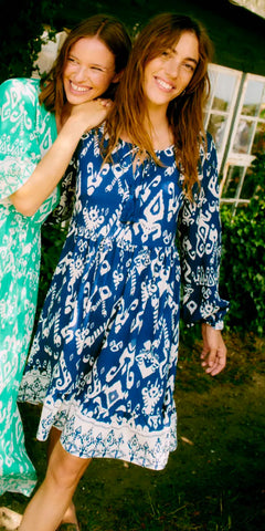 b young JASMINA Short Dress in Medieval Blue