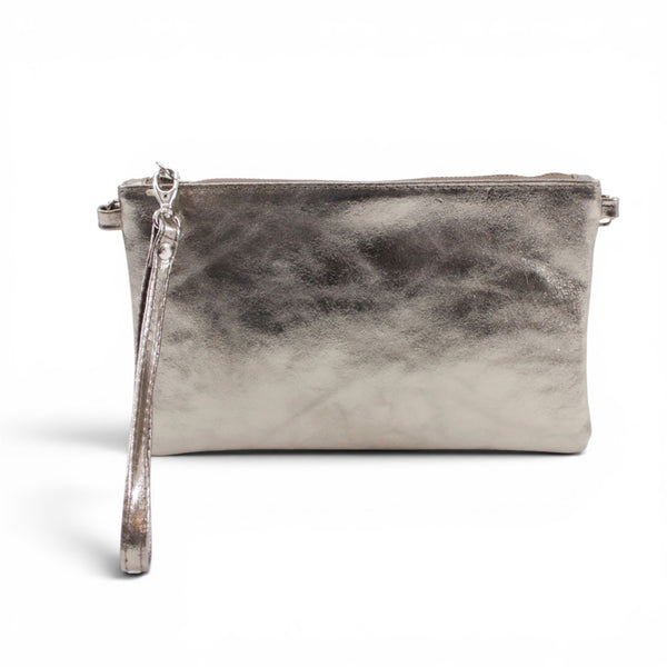Metallic Leather Multi-way Bag
