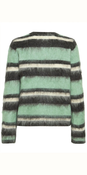 b young OSA Jumper in Blue Surf Mix