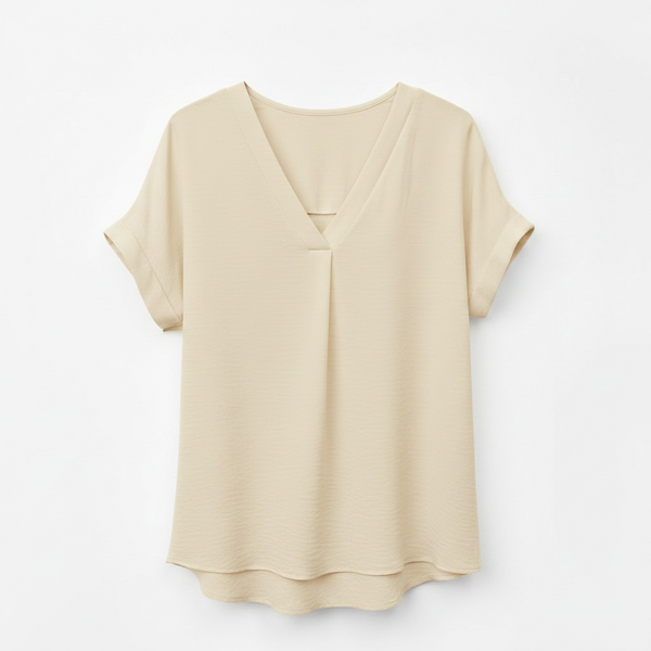 V Neck Textured Top (various colours)