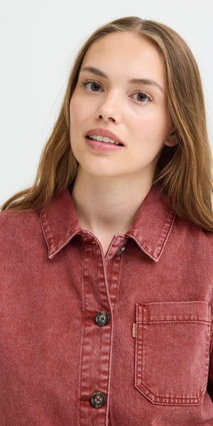 PULZ GIANNI Casual Jacket in Spiced Apple