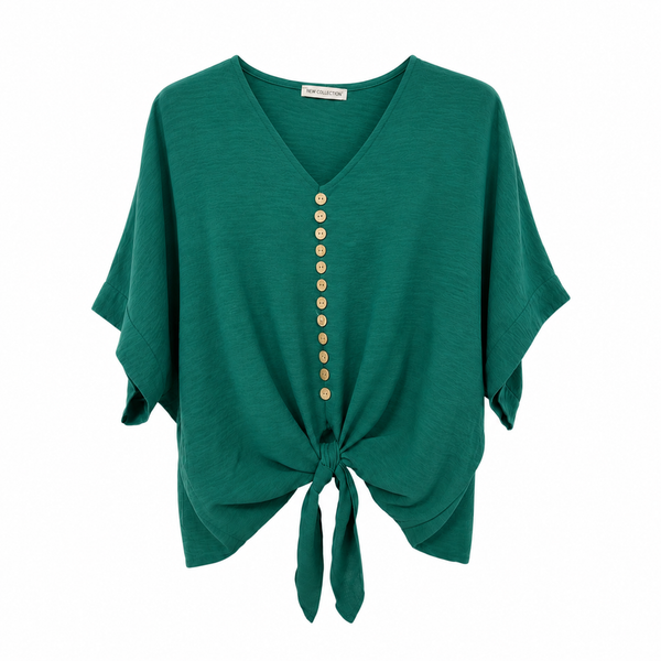 Button Up Tie Top (various colours)