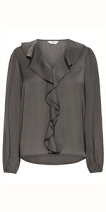 b young IGOMI Blouse in Asphalt