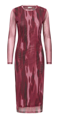 b young PALOMA Mesh Dress in Port Royale Blur