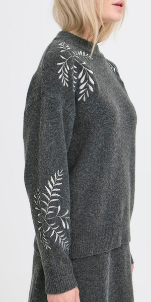 B Young MAGGE Embroidered Jumper