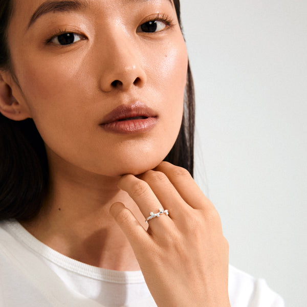 Pilgrim LULU Magic Stack Ring in Silver
