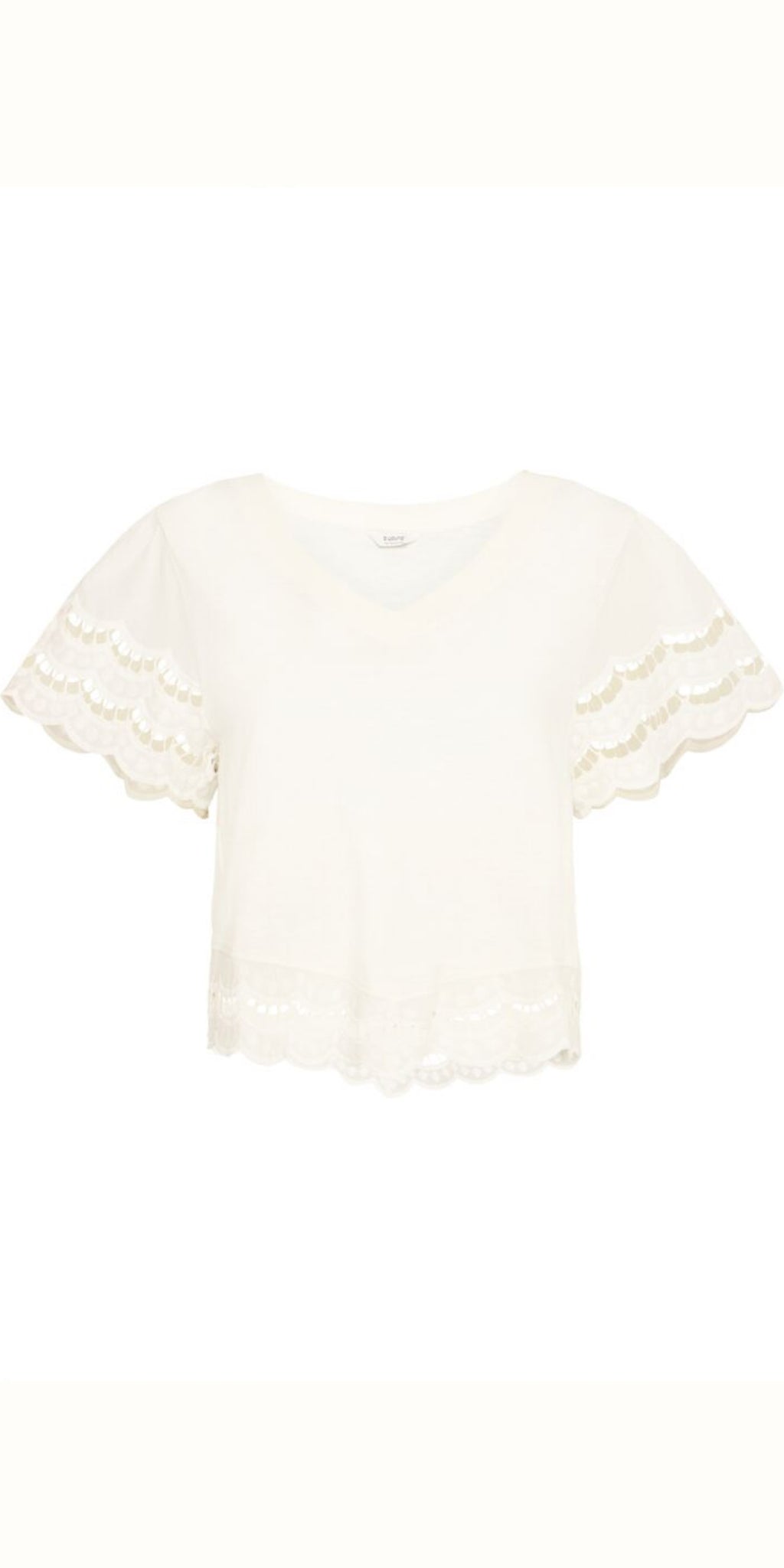 b young PALORA T Shirt in Marshmallow