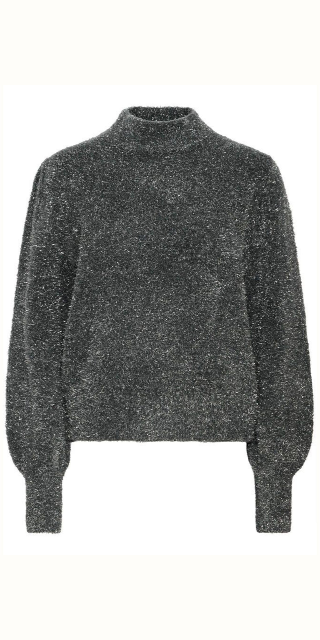 PULZ BLAIR Pullover in Dark Grey