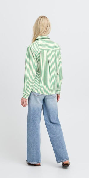 b young HETILA Shirt in Leprechaun Green