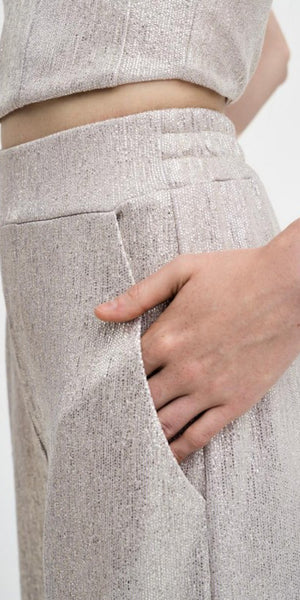 ACCESS Sparkle metallic Trousers