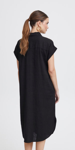 b young FALAKKA Shirt Dress in Black