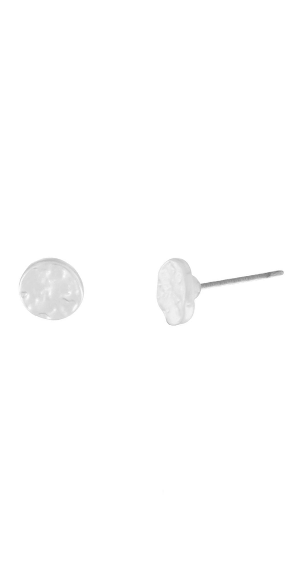 AUDREY Dot Post Earring in Silver Plating
