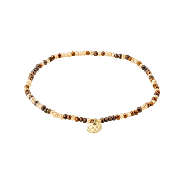 Pilgrim INDIE Bracelet in Brown - TheSecretCloset.Boutique