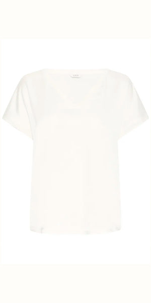 b young SELITA T Shirt in Marshmallow