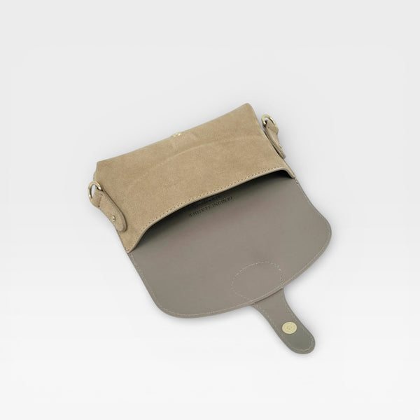 Italian Suede Crossbody Bag (various colours) - TheSecretCloset.Boutique