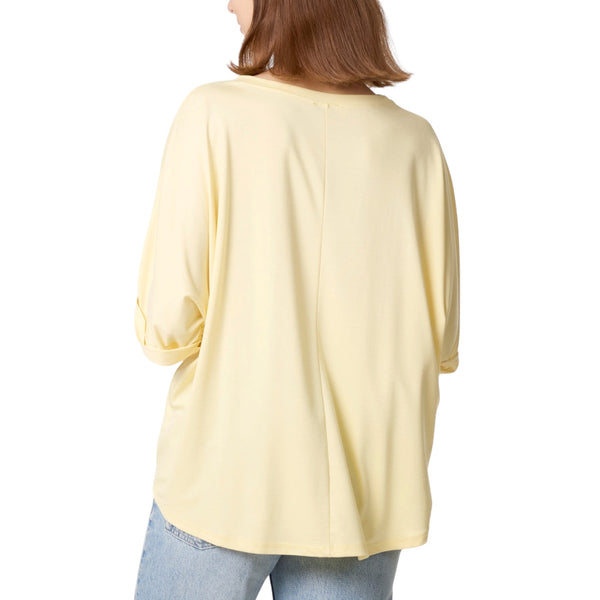 Boxy T Shirt in Lemon
