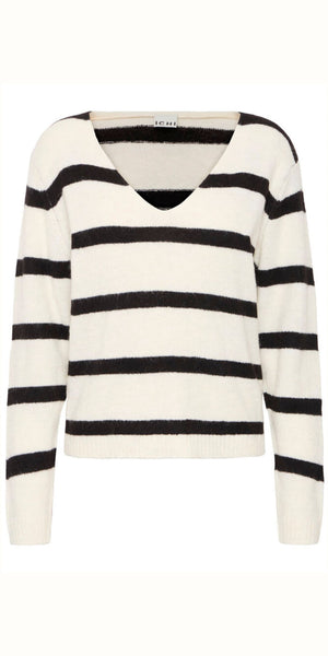ICHI KAMARA Long Sleeve Knit in Meteorite