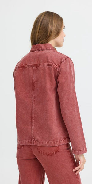 PULZ GIANNI Casual Jacket in Spiced Apple