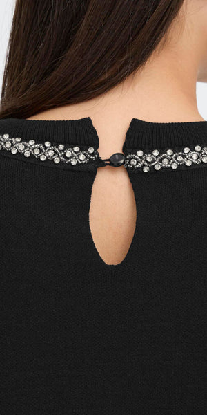 ICHI DORISE Knit in Black