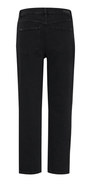 b young LOETTA Mom Fit Jeans in Black