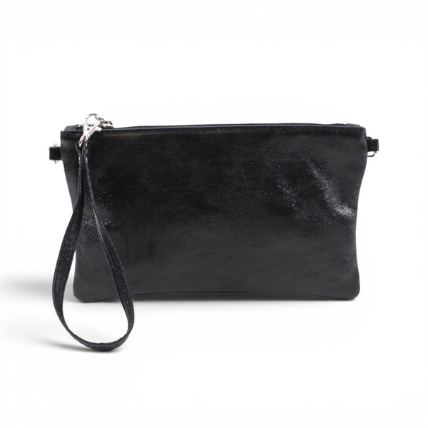 Metallic Leather Multi-way Bag