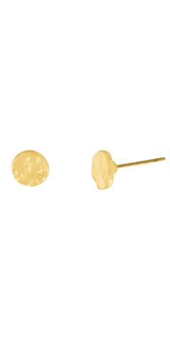 AUDREY Dot Post Earring in Gold Plating