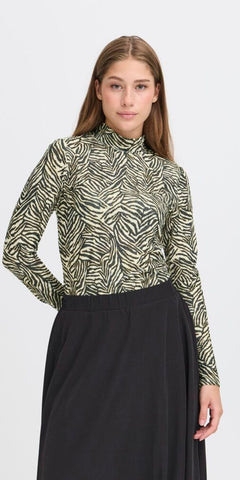 ICHI LAVA Top in Graphic Animal