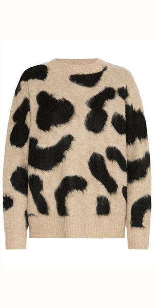 b young MINYAX Jumper in Humus Mix