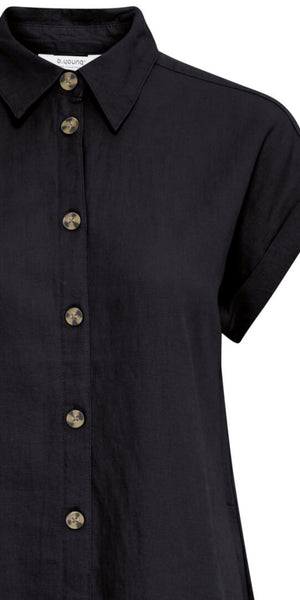 b young FALAKKA Shirt Dress in Black