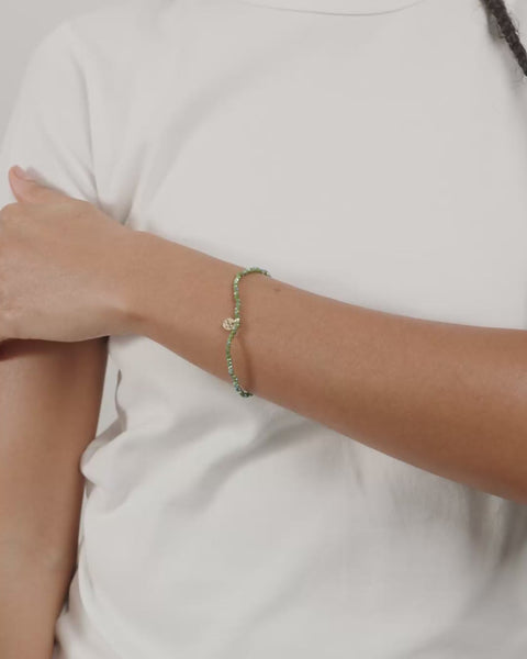 Pilgrim INDIE Bracelet in Dark Green - TheSecretCloset.Boutique