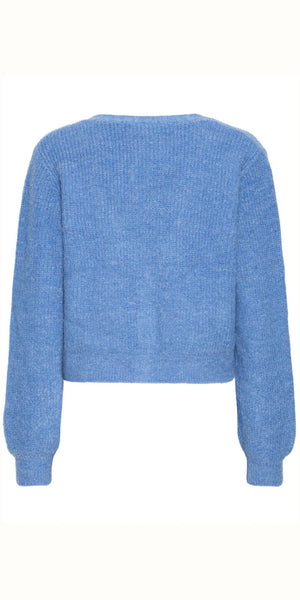 ICHI MARIN Cardigan in Blue Yonder