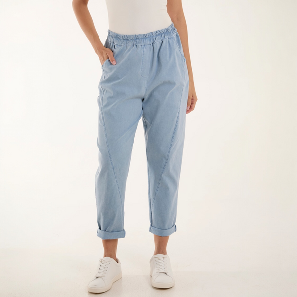 Barrel Magic Trousers in Denim