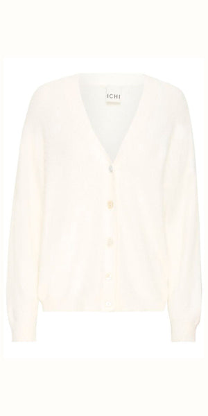 ICHI BRULA Cardigan in Cloud Dancer