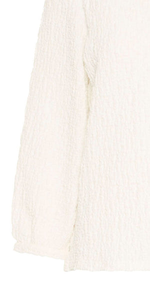 PULZ JUNE 3/4 Sleeve T Shirt in Cloud Dancer