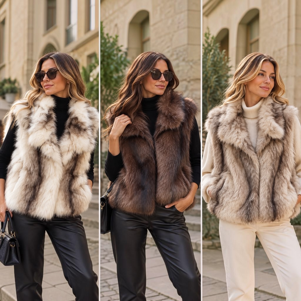 Luxe Faux Fur Waistcoat (various colours) - TheSecretCloset.Boutique