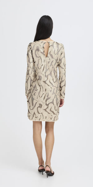 b young RESE Dress in Oatmeal