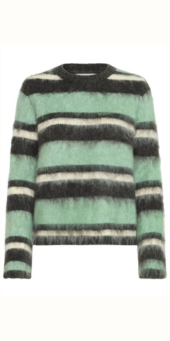 b young OSA Jumper in Blue Surf Mix