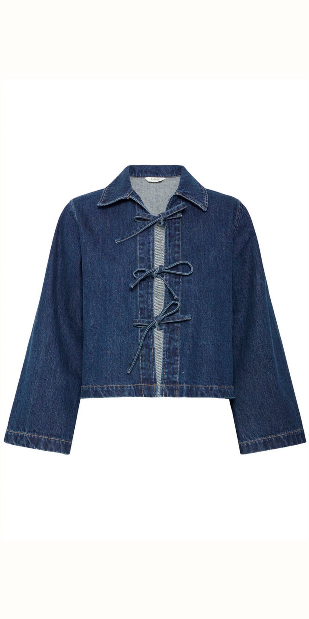 b young LUKAN Shirt in Dark Blue Denim