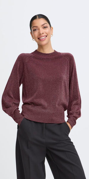 b young MOBBE Jumper in Fudge